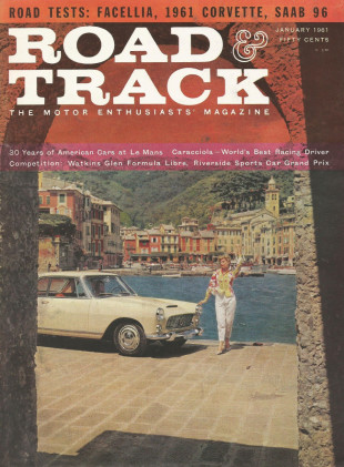 ROAD & TRACK 1961 JAN - CORVETTE, COOPER, DELAGE